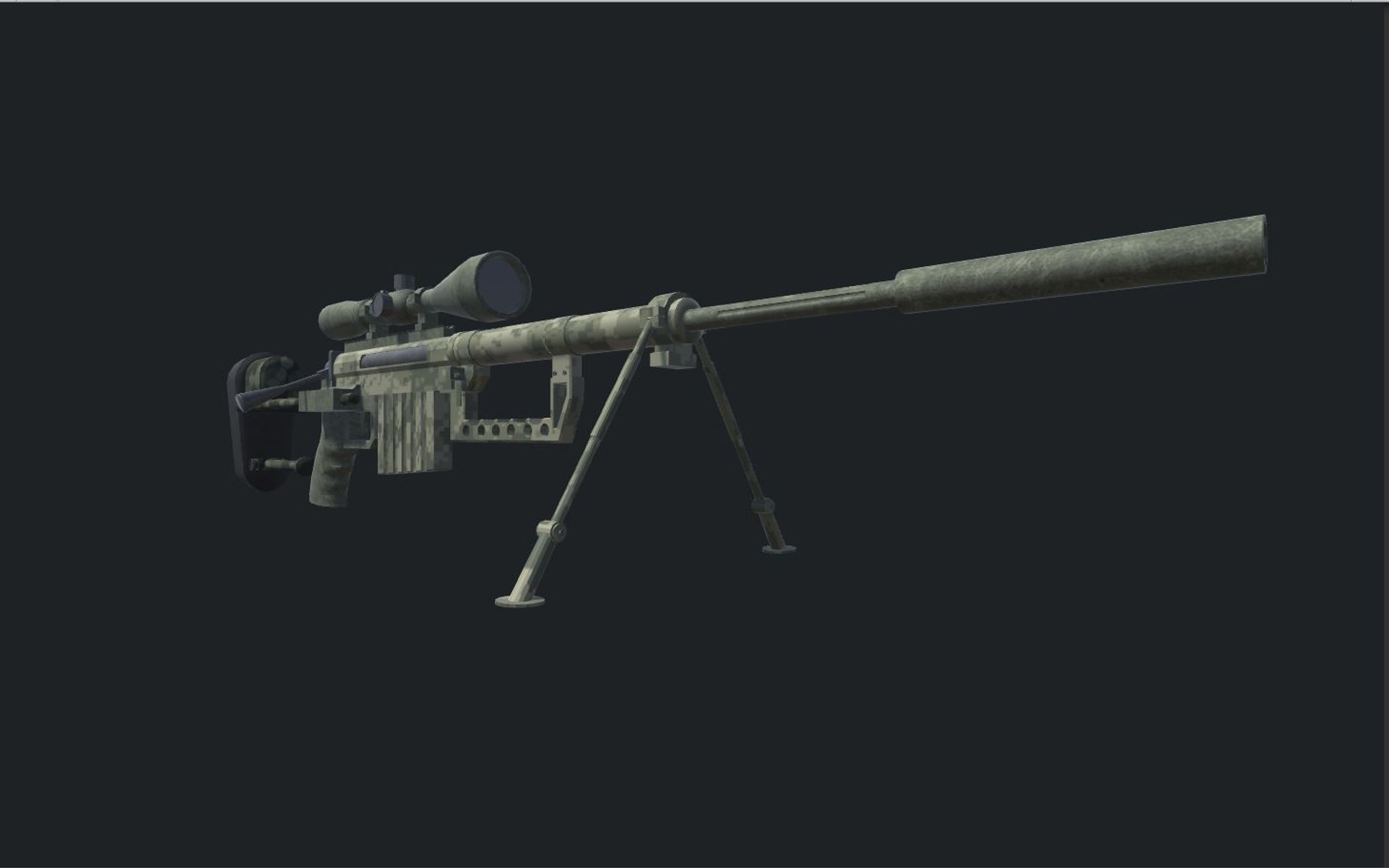 3D Model Sniper Rifle - TurboSquid 1333039