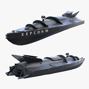 Ukrainian Naval Drone Game Ready model