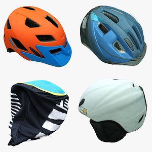 3D model bicycle helmet