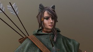 low-poly 3D model