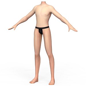 Boy Body Base Mesh