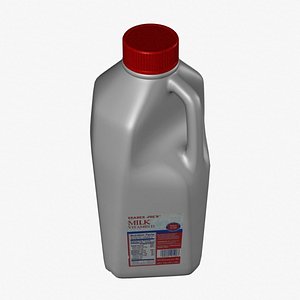 milk container 3d model
