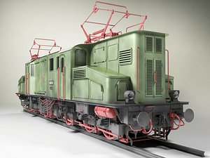 3ds max prussian electric locomotive