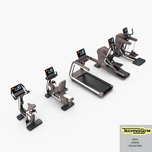 Cardio collection gym Technogym ARTIS group, full set 5 items