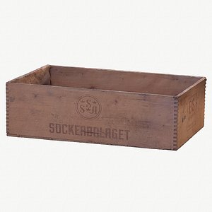 Old wooden box