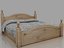 Harvest Oak Wood Bedroom Furniture Set - High Quality Furniture 3d model