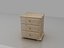 Harvest Oak Wood Bedroom Furniture Set - High Quality Furniture 3d model