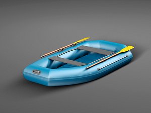 3D inflatable boat model