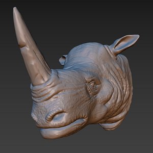 rhino head 3D model