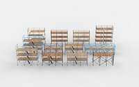 22 pic of modular scaffolding 3D model