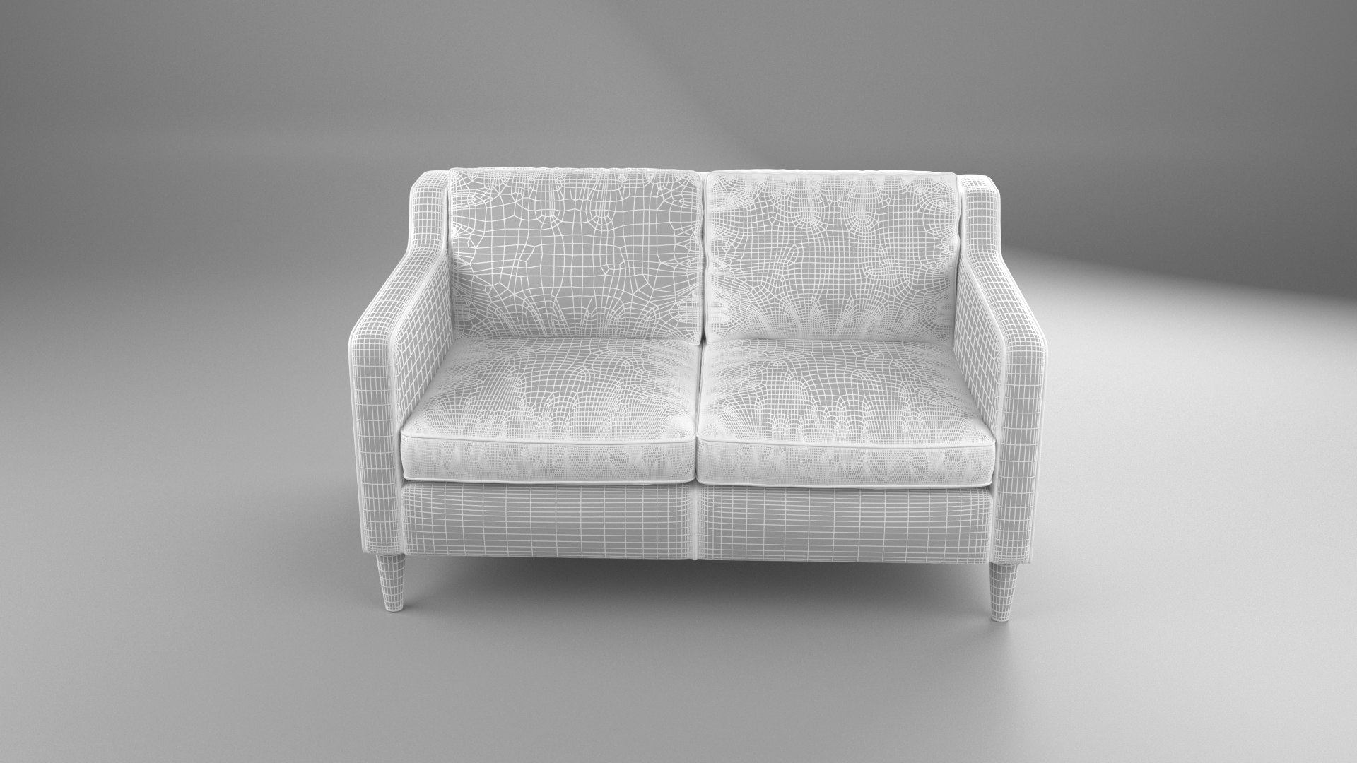 Hamilton sofa 2 seats 3D model TurboSquid 1342658