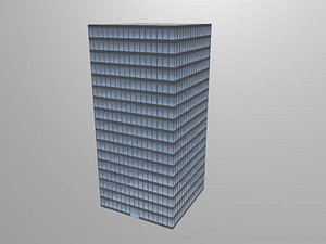 free skyscraper city 3d model