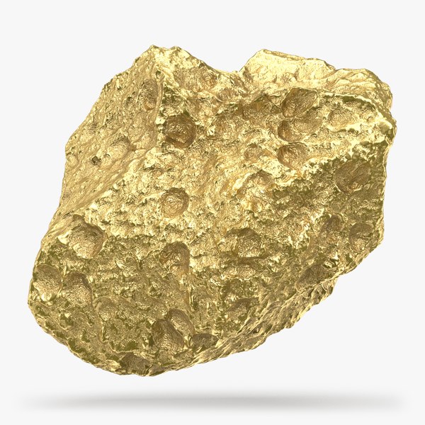 Gold Nugget 04 3D model