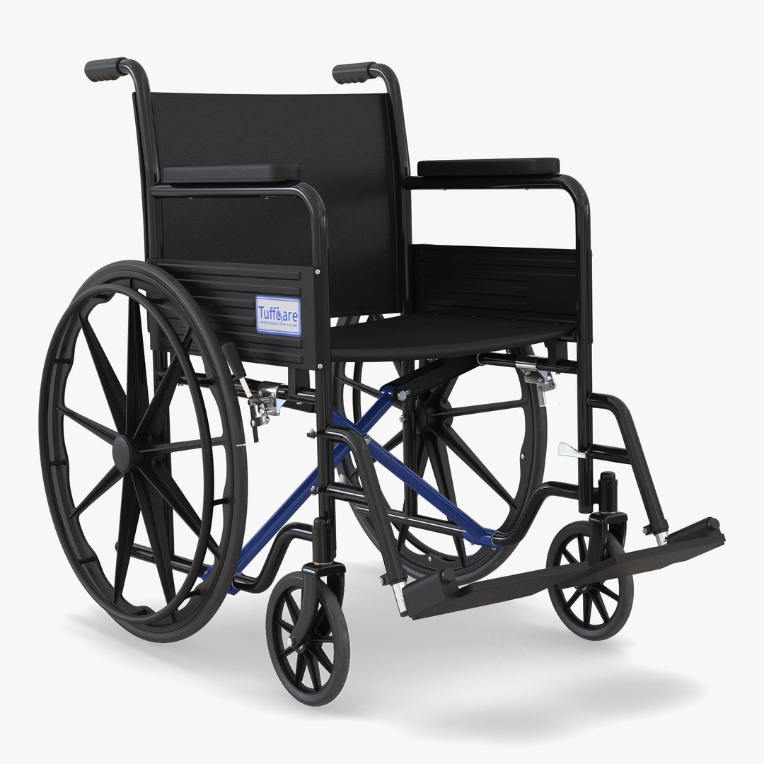 Wheelchair 3D model preview