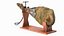 Iberico Ham Leg on Wooden Carving Stand