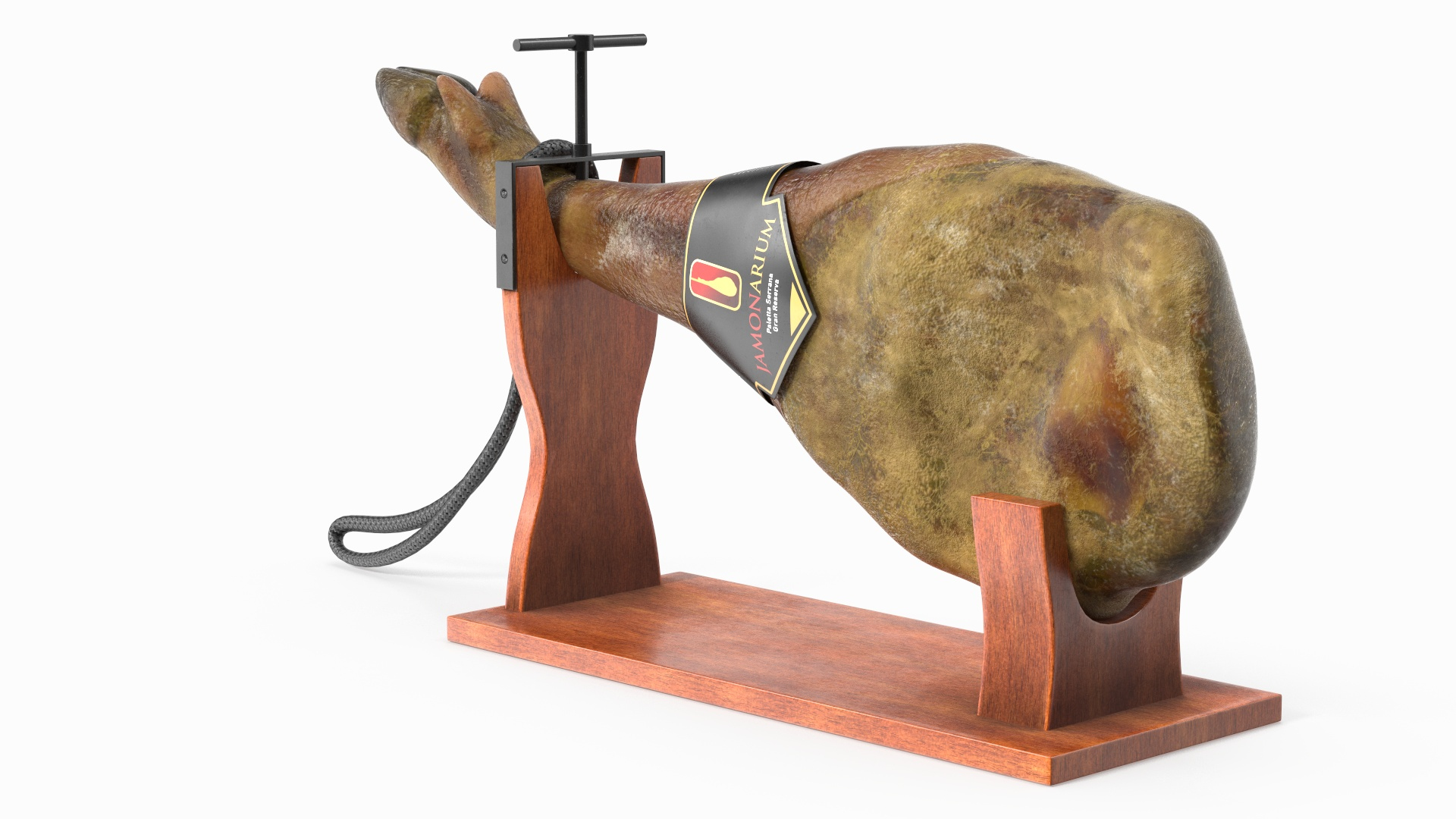 3D Iberico Ham Leg on Wooden Carving Stand https://p.turbosquid.com/ts-thumb/KI/3kVzwf/Bs/iberico_ham_leg_on_wooden_carving_stand_360/jpg/1751409442/1920x1080/turn_fit_q99/e01cb29fcb0a775f0d51a588bbe027867866f7c6/iberico_ham_leg_on_wooden_carving_stand_360-1.jpg