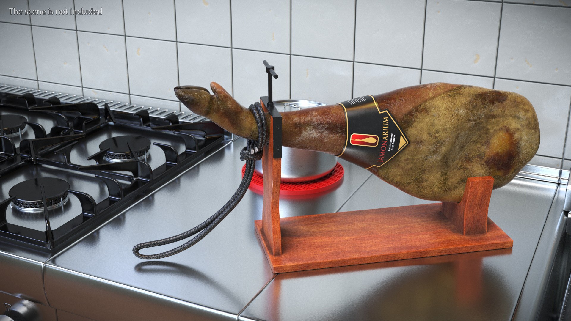 3D Iberico Ham Leg on Wooden Carving Stand https://p.turbosquid.com/ts-thumb/KI/3kVzwf/Kd/iberico_ham_leg_on_wooden_carving_stand_003/jpg/1751409507/1920x1080/fit_q87/c8a27059ec0a62029023703fffb4d43c87afd082/iberico_ham_leg_on_wooden_carving_stand_003.jpg