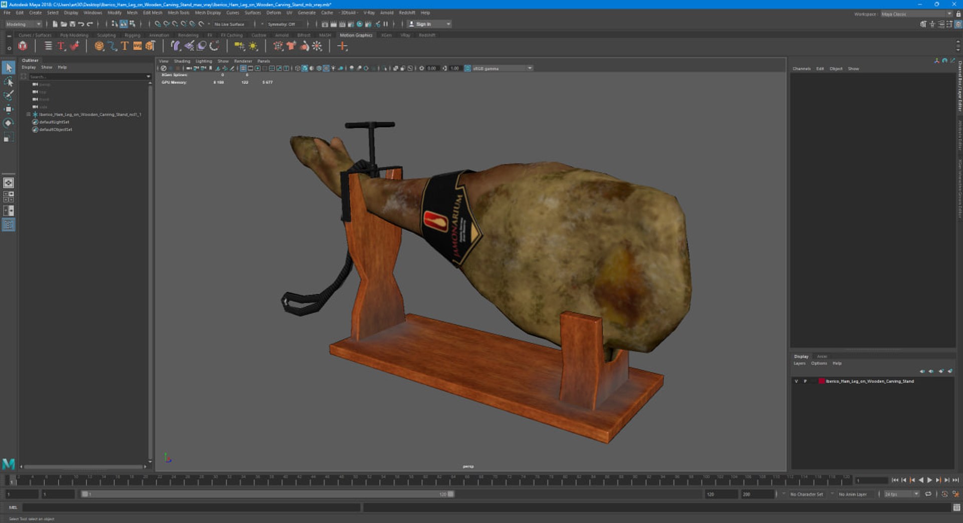 3D Iberico Ham Leg on Wooden Carving Stand https://p.turbosquid.com/ts-thumb/KI/3kVzwf/dT/iberico_ham_leg_on_wooden_carving_stand_1002/jpg/1751409564/1920x1080/fit_q87/ee5201a4015b0a62efd2b8856add011b3a398c1d/iberico_ham_leg_on_wooden_carving_stand_1002.jpg