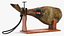 Iberico Ham Leg on Wooden Carving Stand