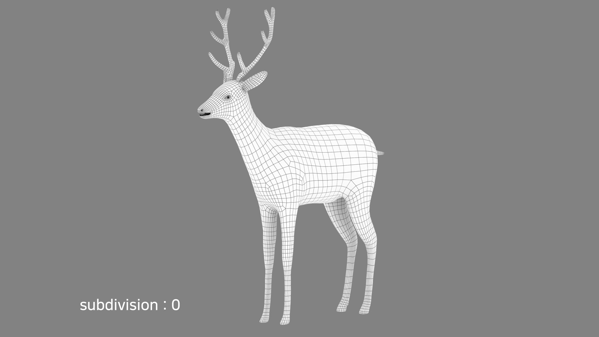 Deer Rigged Fur 3D - TurboSquid 2021412