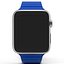 Apple Watch蓝色皮革磁性闭合3D模型