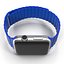 Apple Watch蓝色皮革磁性闭合3D模型