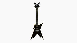 Electric Guitar B07 Black Gold - Music Instrument Design