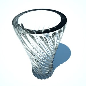 spiral twisted vase 3d fbx