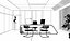 3D modern office model
