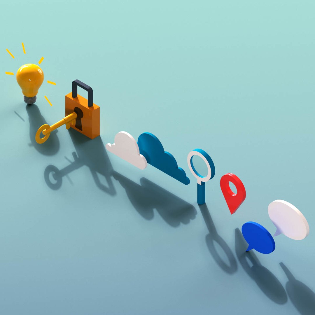 Icons Isometric Model - TurboSquid 1612636