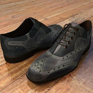 shoes character 3d model