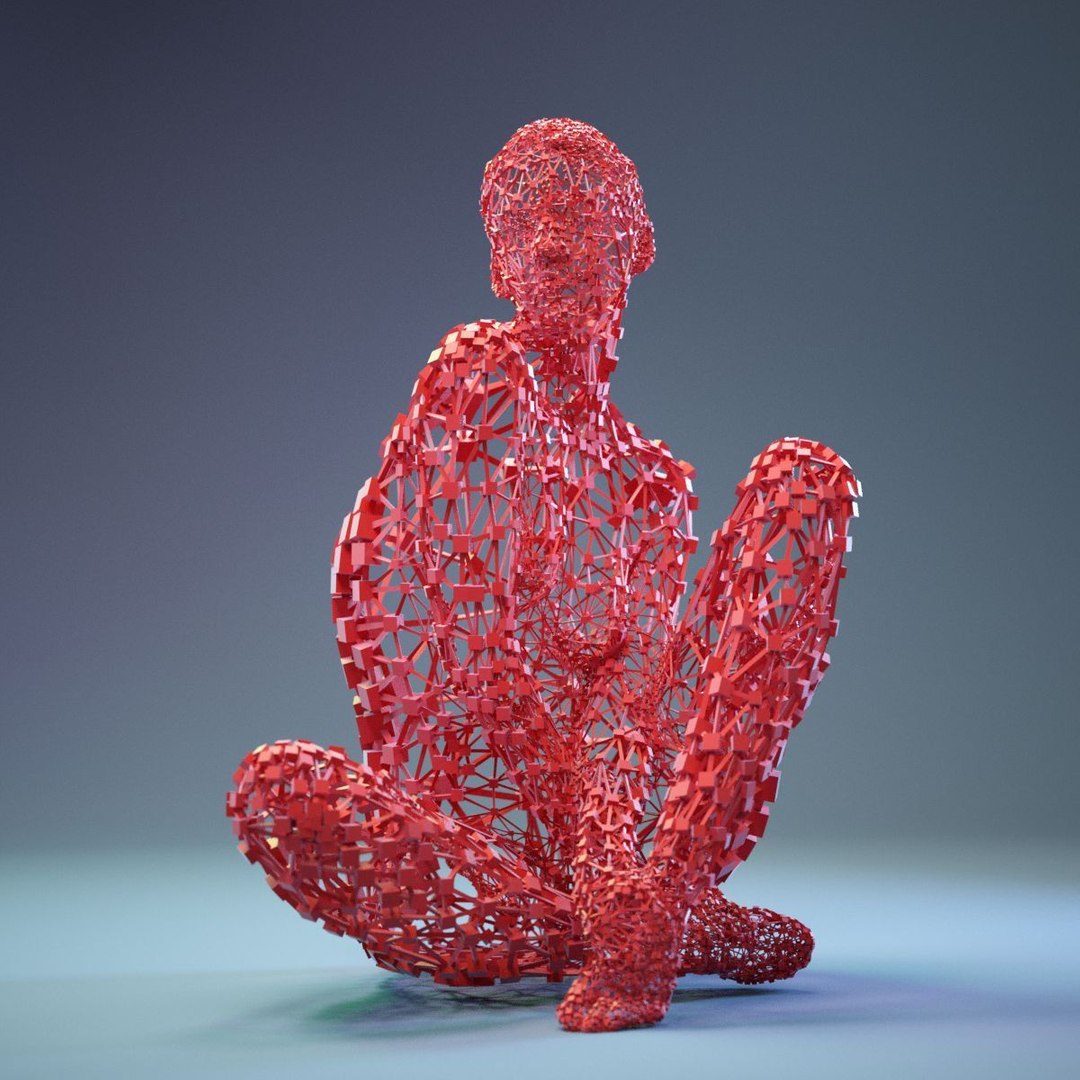 3D Abstract Cubist Model - TurboSquid 1399552