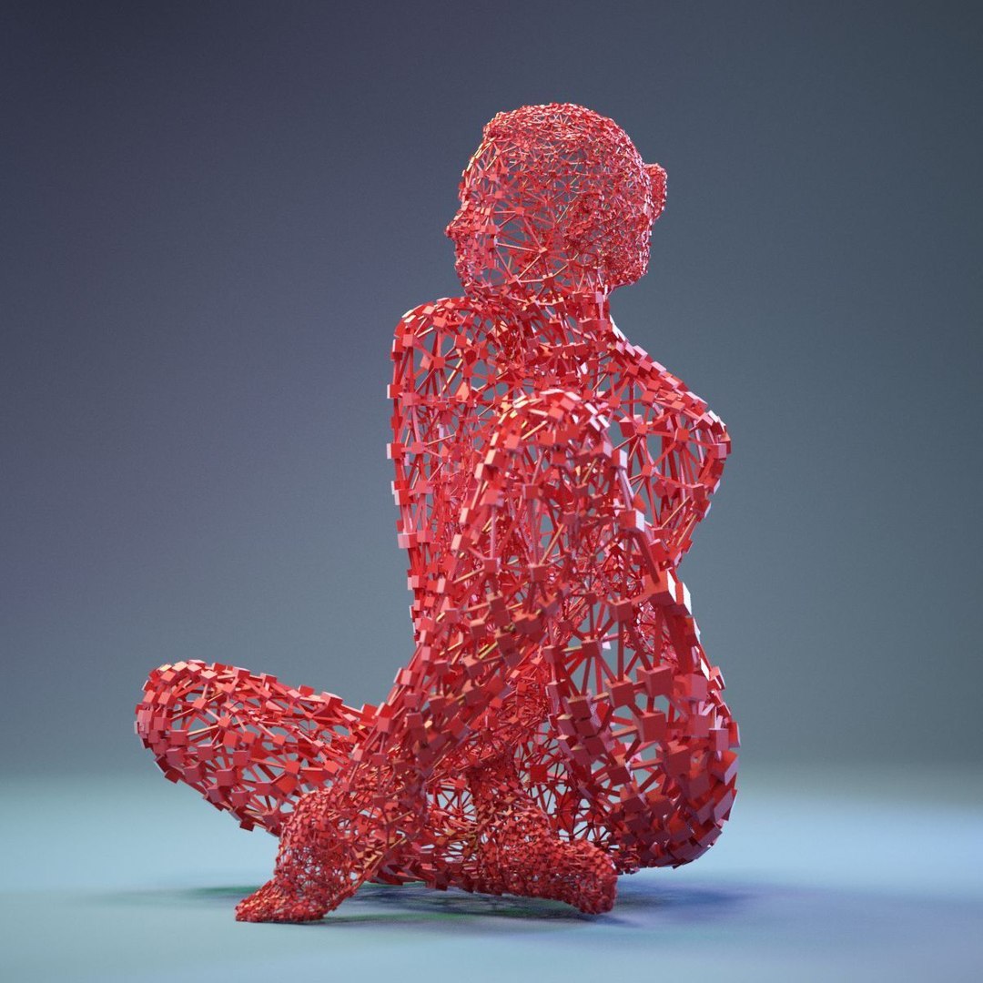 3D Abstract Cubist Model - TurboSquid 1399552