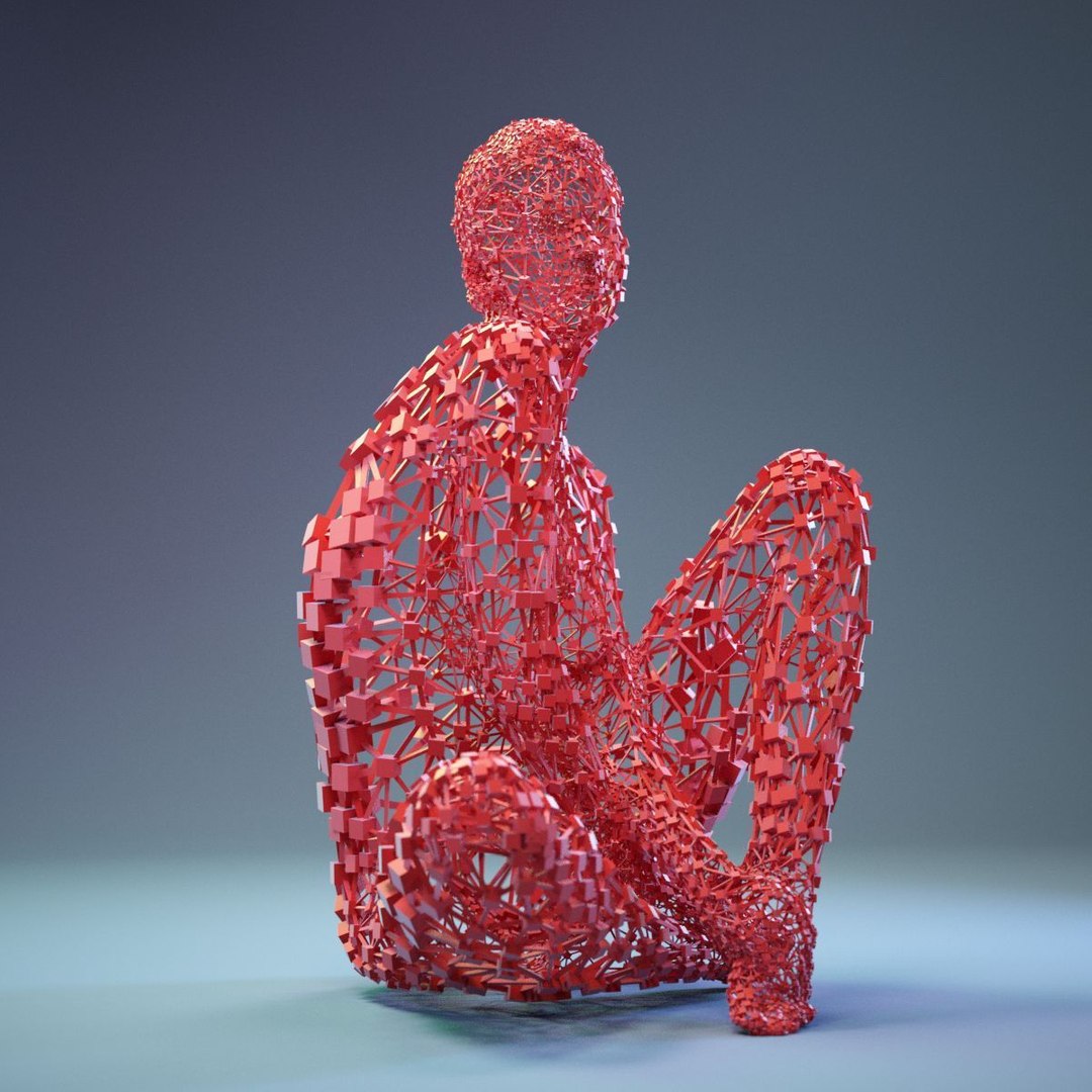 3D Abstract Cubist Model - TurboSquid 1399552