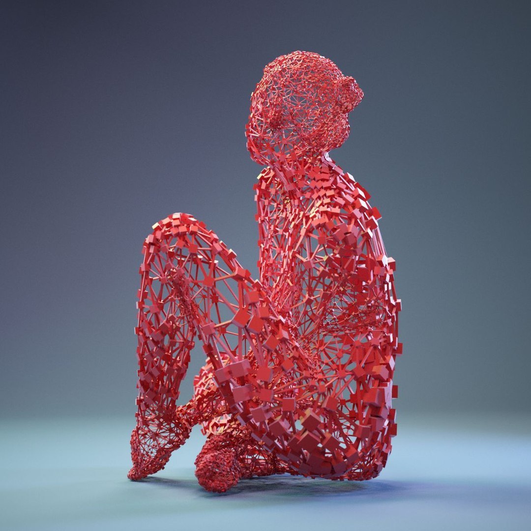 3D Abstract Cubist Model - TurboSquid 1399552