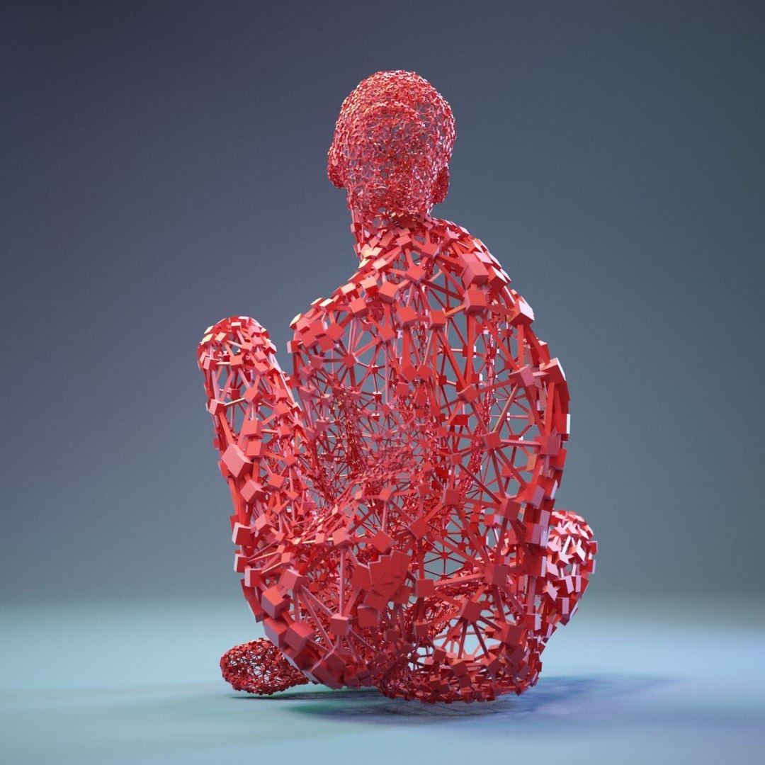 3D Abstract Cubist Model - TurboSquid 1399552