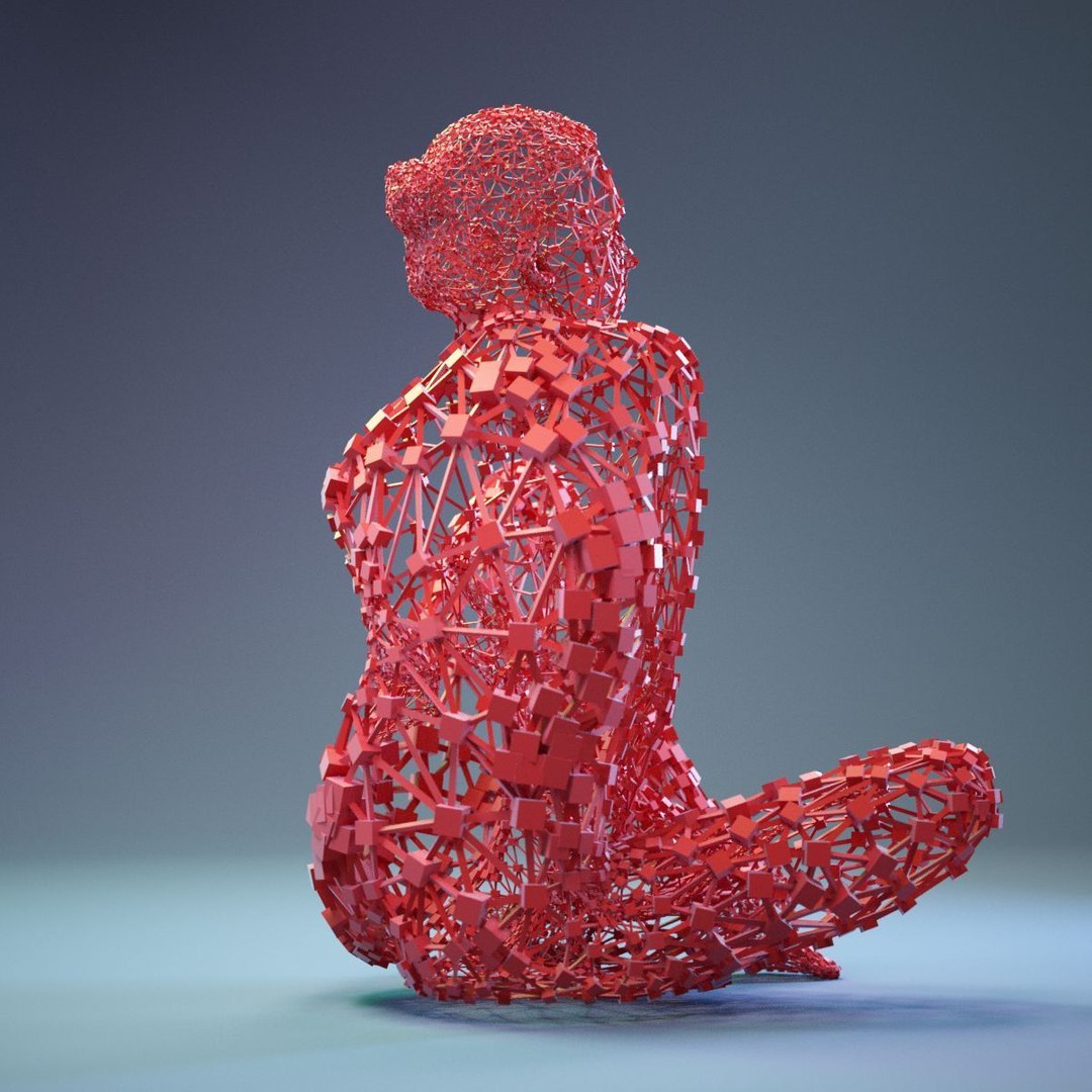 3D Abstract Cubist Model - TurboSquid 1399552