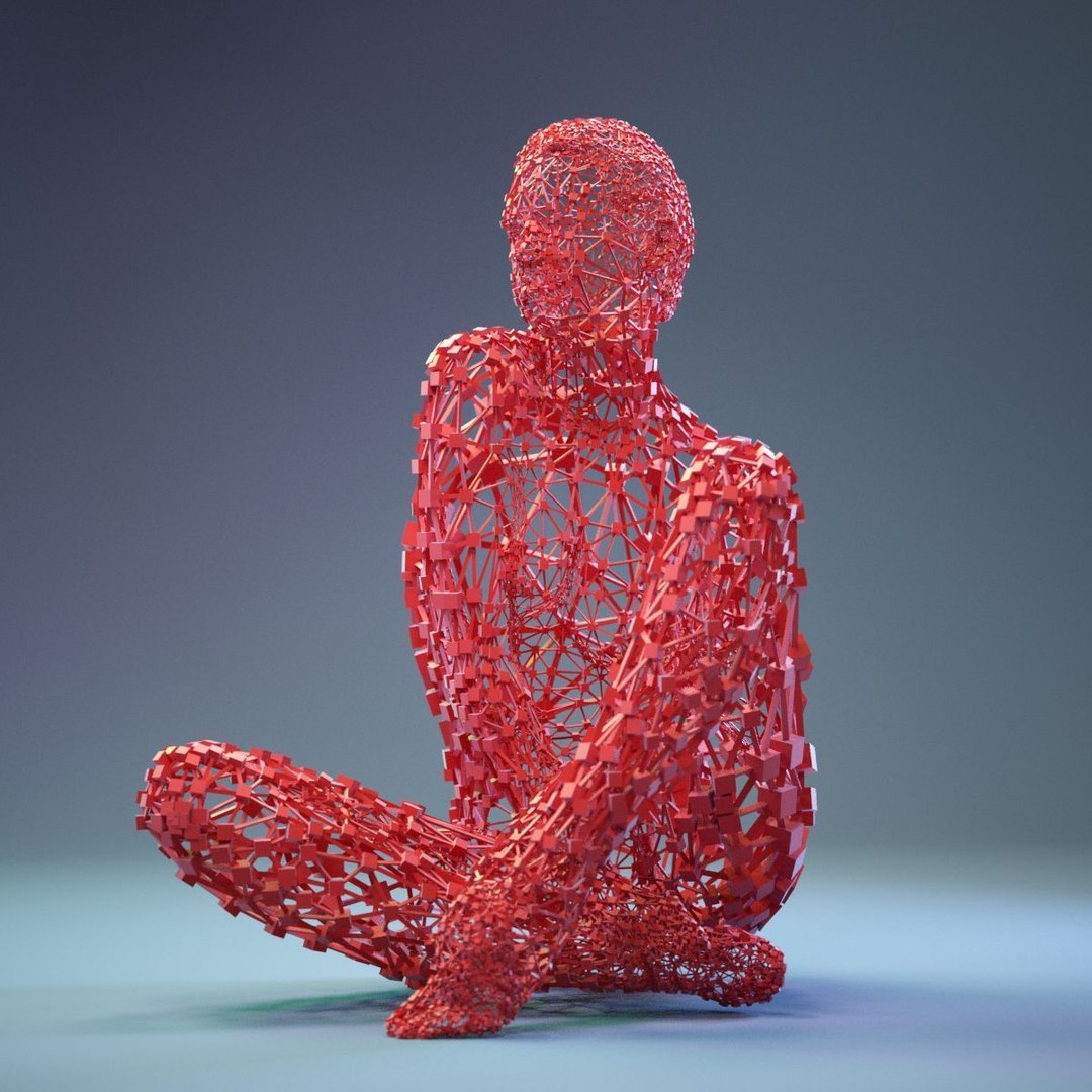 3D Abstract Cubist Model - TurboSquid 1399552
