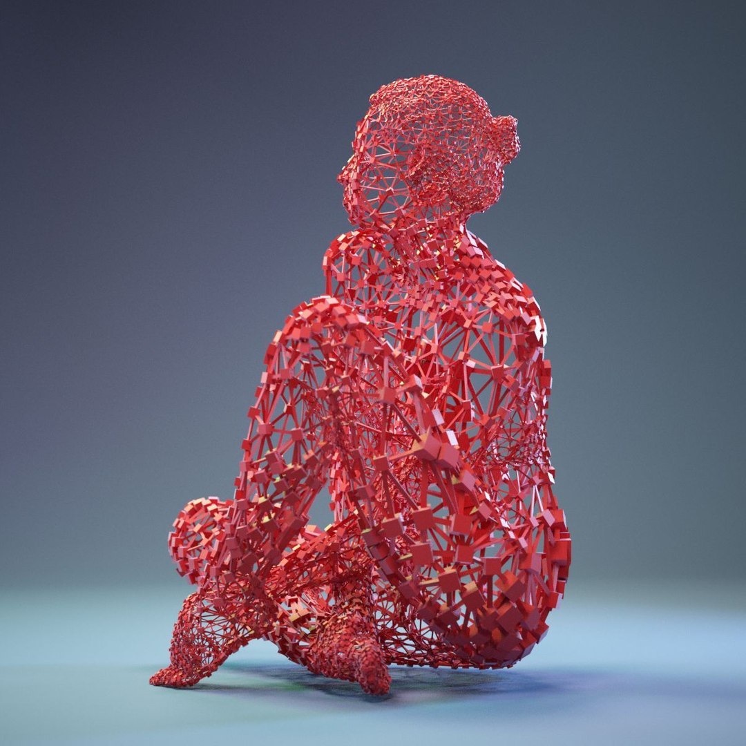3D Abstract Cubist Model - TurboSquid 1399552