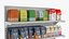 Estante del supermercado de los paquetes de café
