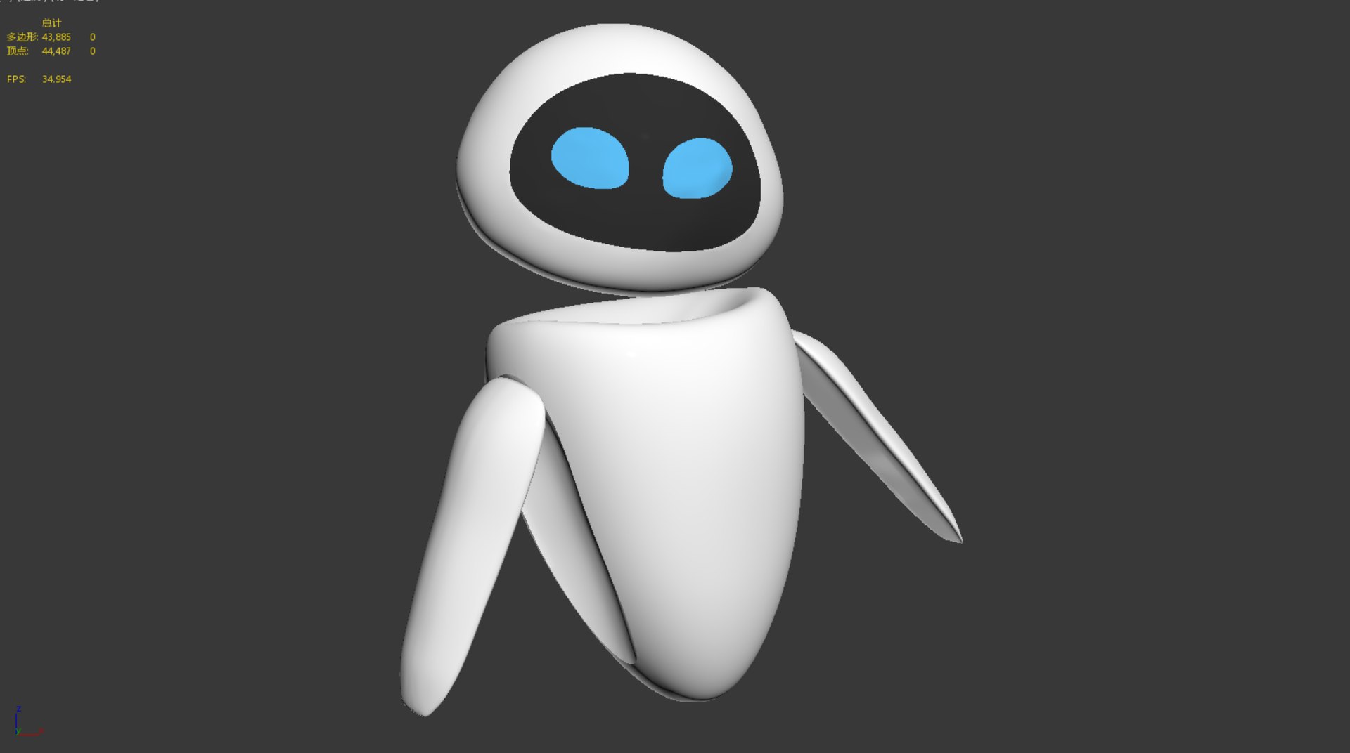 Eve robot 3D model - TurboSquid 2045539