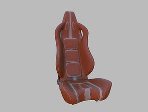 3D leather chair model