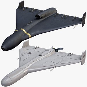 HESA Shahed 136 And Shahed 238 Kamikaze UAV Drones Pack PBR