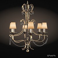 chart house venetian chadelier visual comfort chc14323an-sg