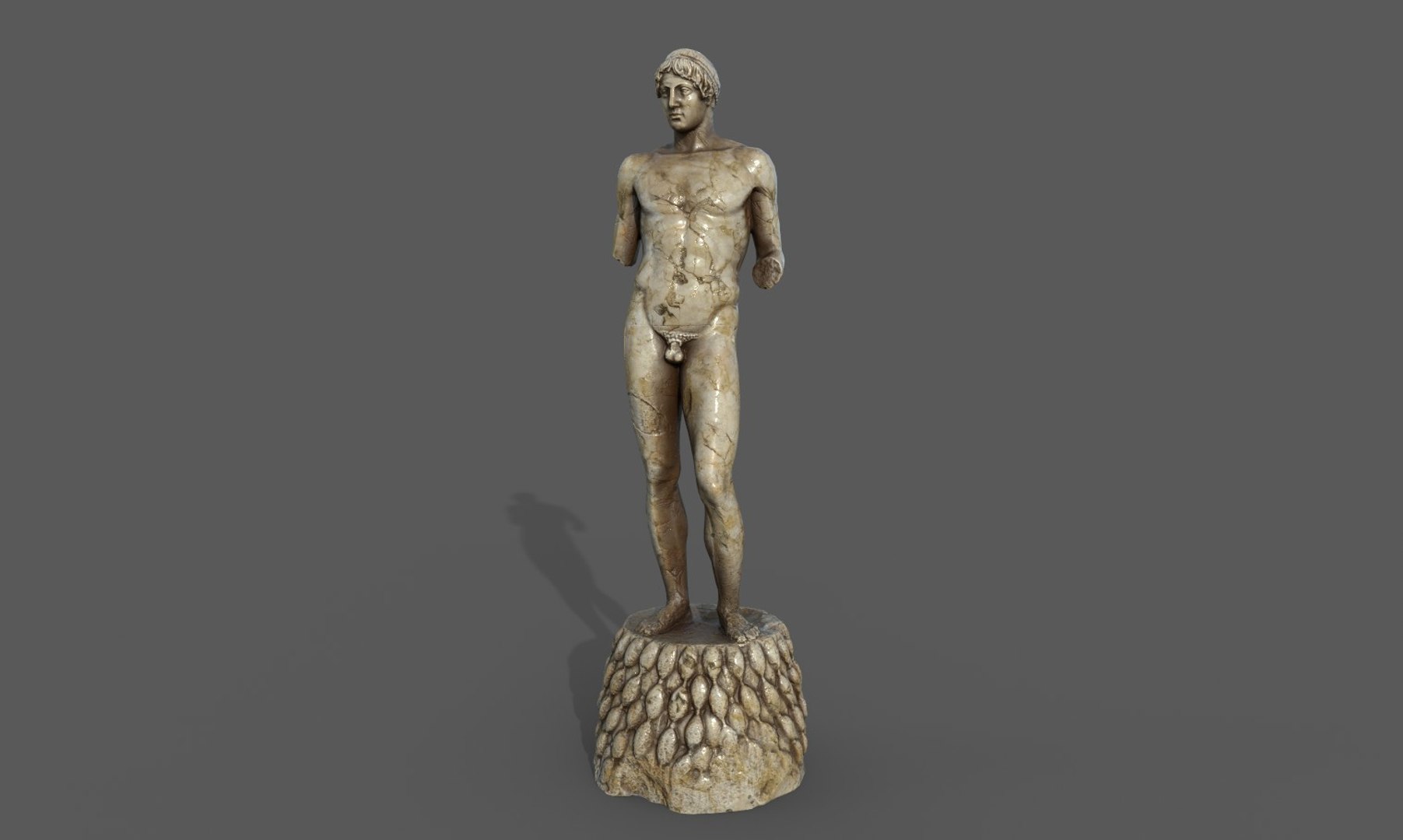 3D Statue Of Apollo 4 - TurboSquid 1823825