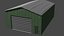 Green Industrial Shed
