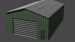 Green Industrial Shed