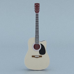 3D guitar instruments music