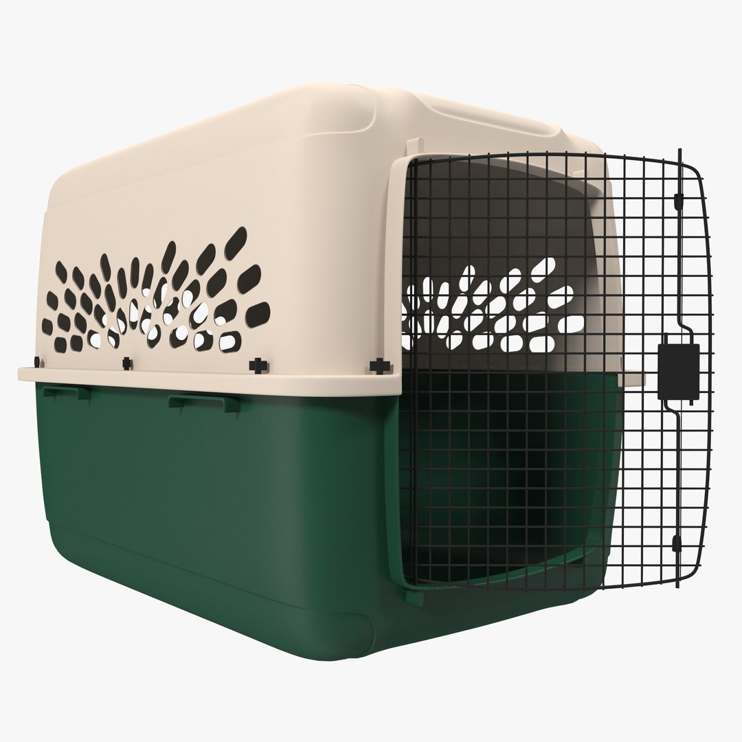 Large Pet Carrier 3D Model 3D model preview