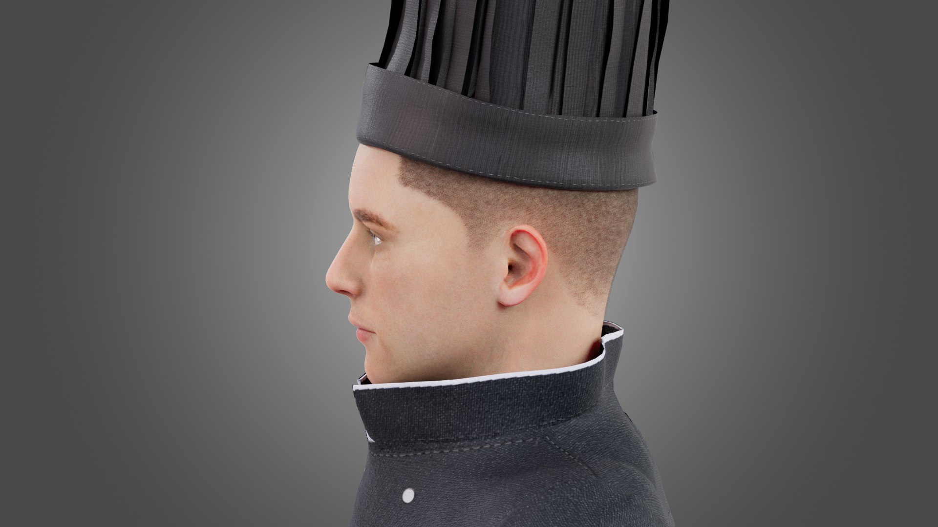 3D Model Male Chef Rigged - TurboSquid 2322831
